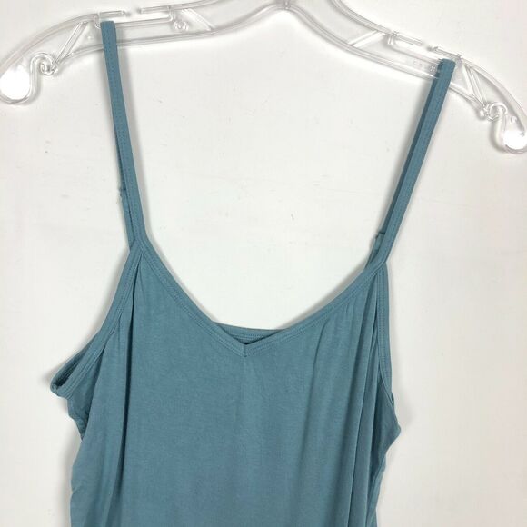 Soft Surroundings Blue Tank Top Women's Size Small V-Neck - Picture 2 of 6